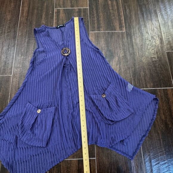 Paradise swimsuit coverup in purple XL - Picture 7 of 15